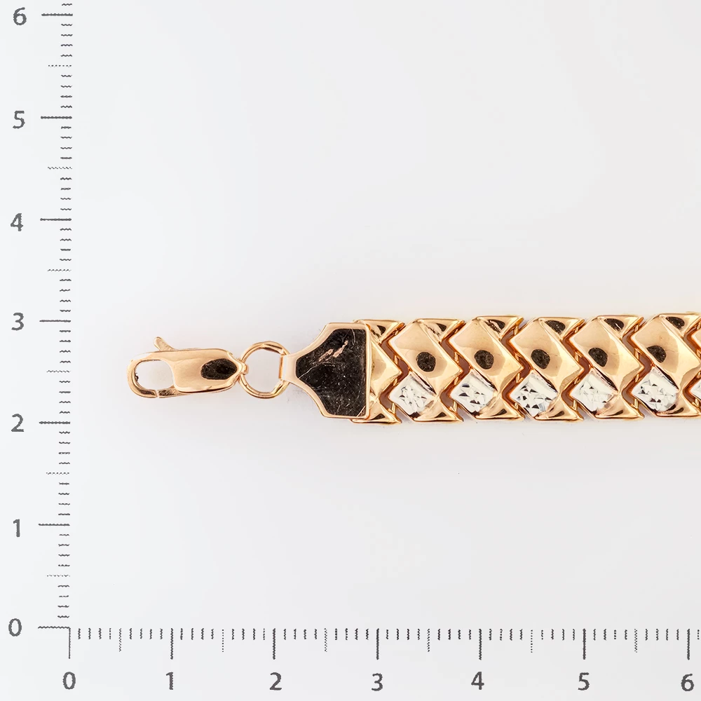 Браслет из красного золота 585 пробы