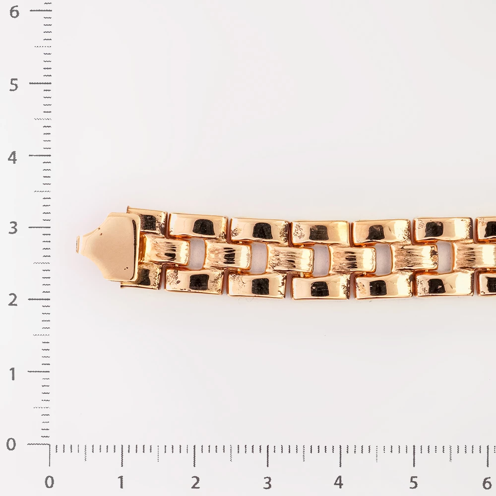 Браслет из красного золота 585 пробы