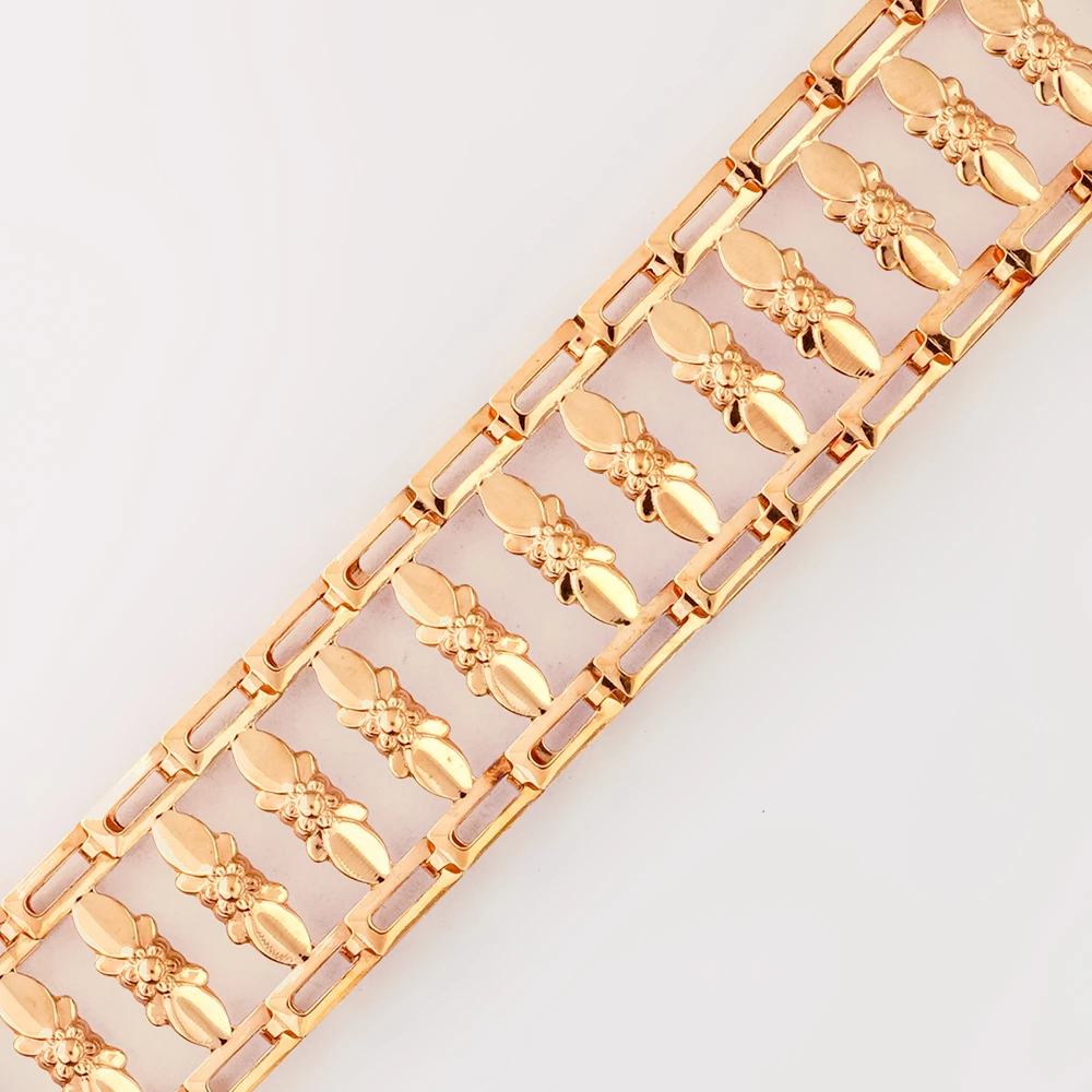 Браслет из красного золота 585 пробы