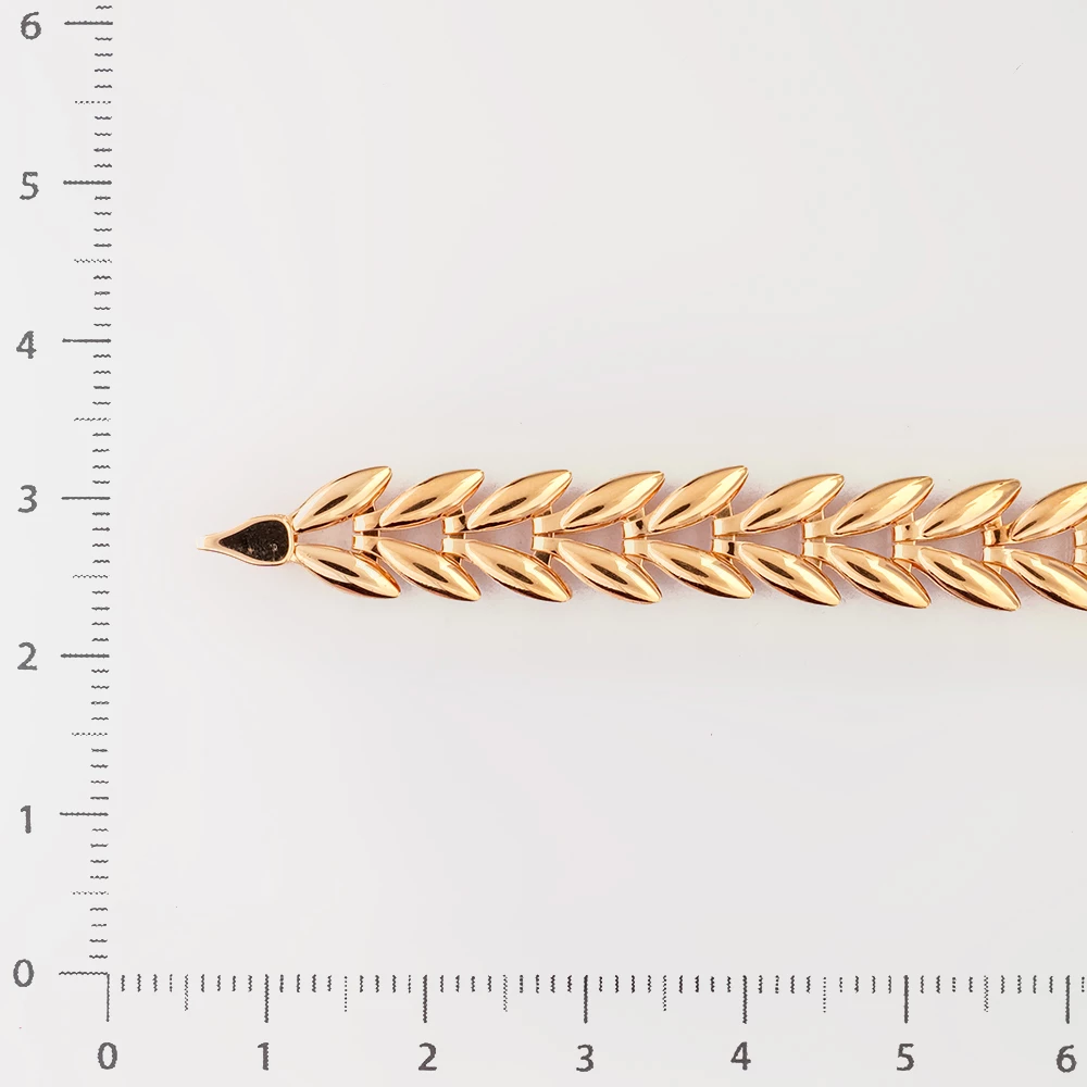 Браслет из красного золота 585 пробы