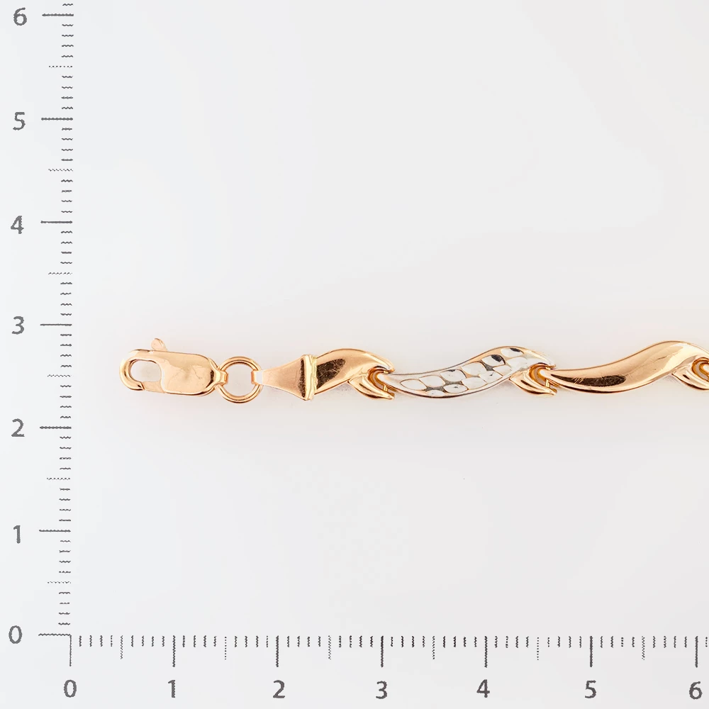 Браслет из красного золота 585 пробы