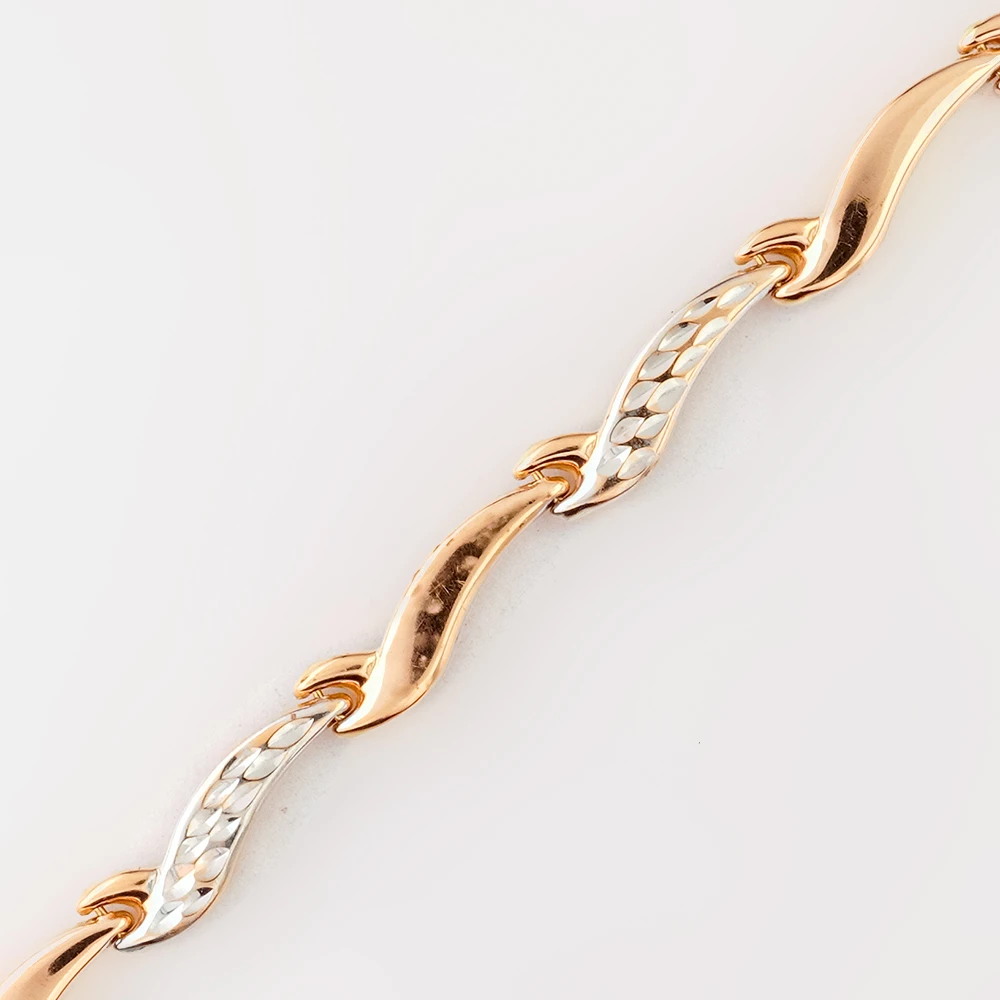 Браслет из красного золота 585 пробы