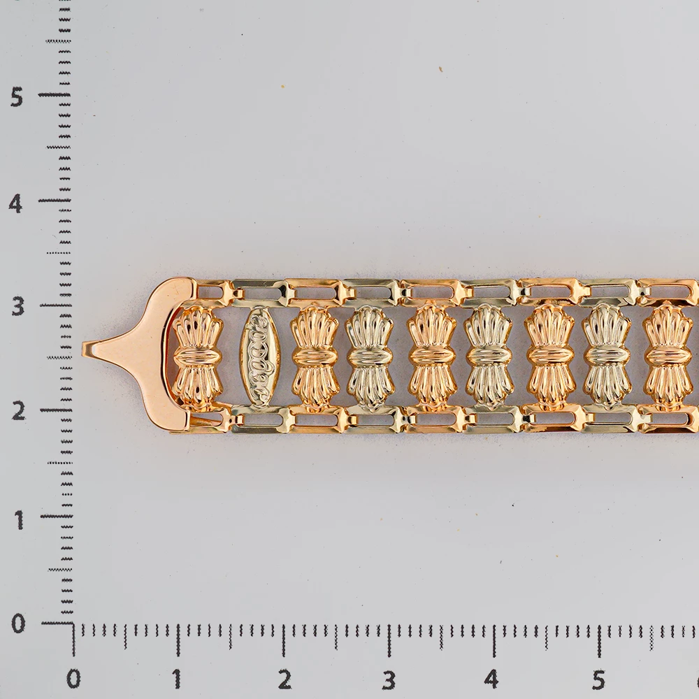 Браслет из красного золота 585 пробы