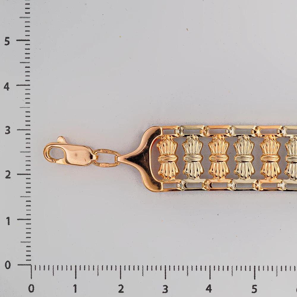 Браслет из красного золота 585 пробы