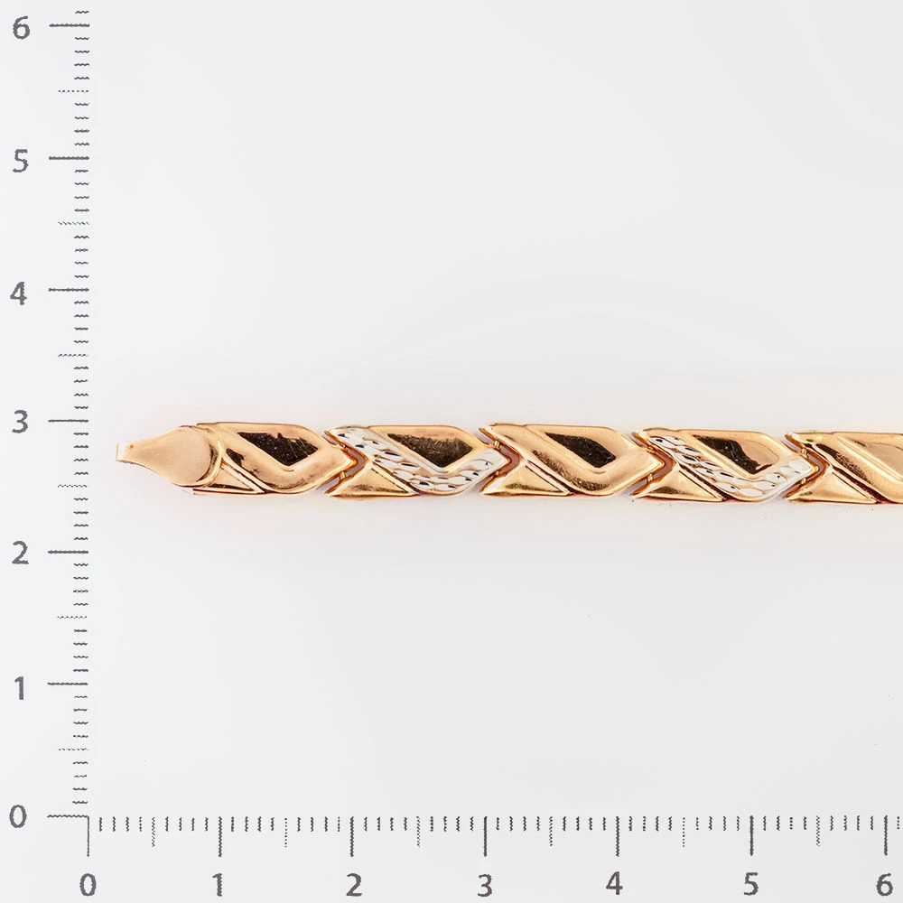 Браслет из красного золота 585 пробы