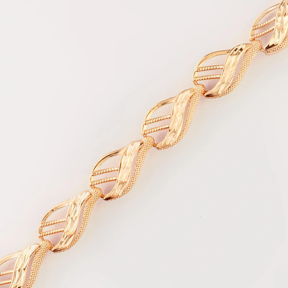 Браслет из красного золота 585 пробы