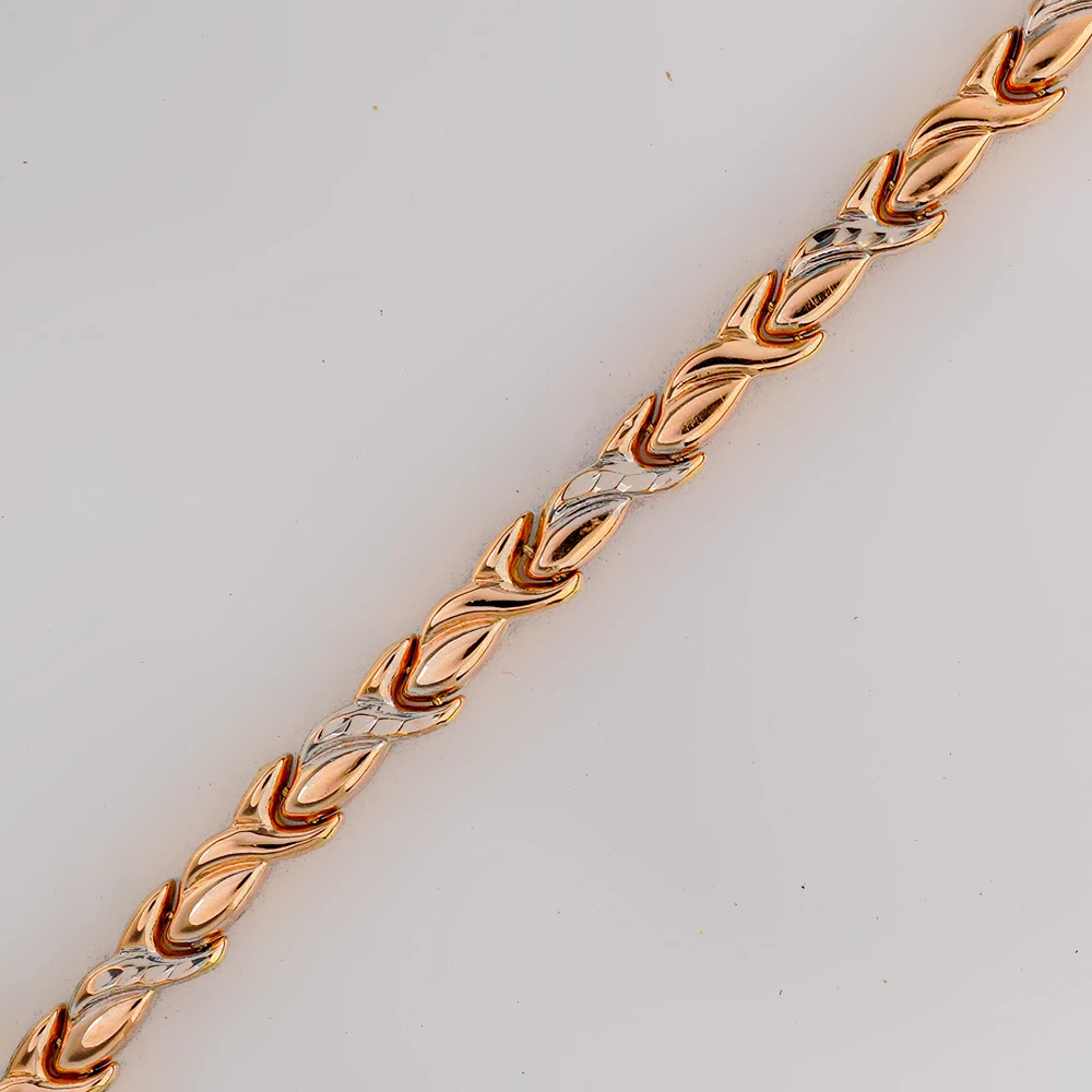 Браслет из красного золота 585 пробы