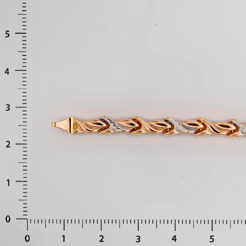 Браслет из красного золота 585 пробы