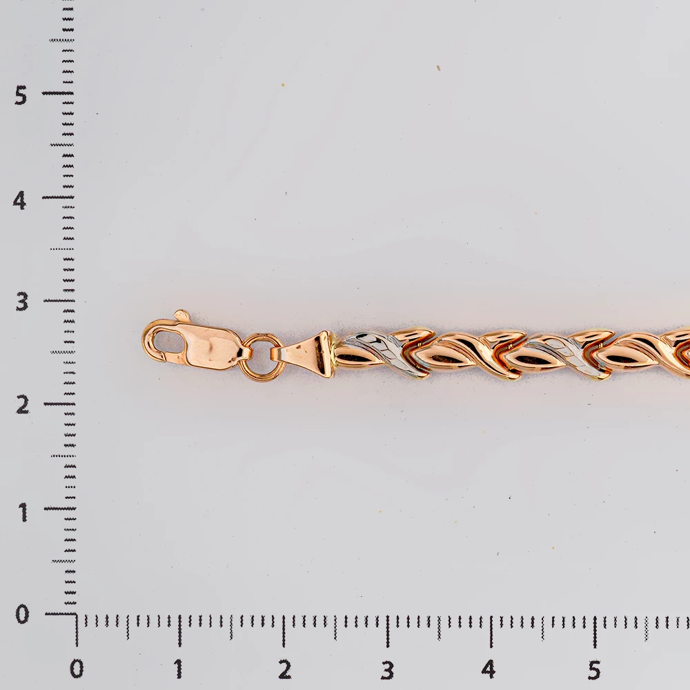 Браслет из красного золота 585 пробы