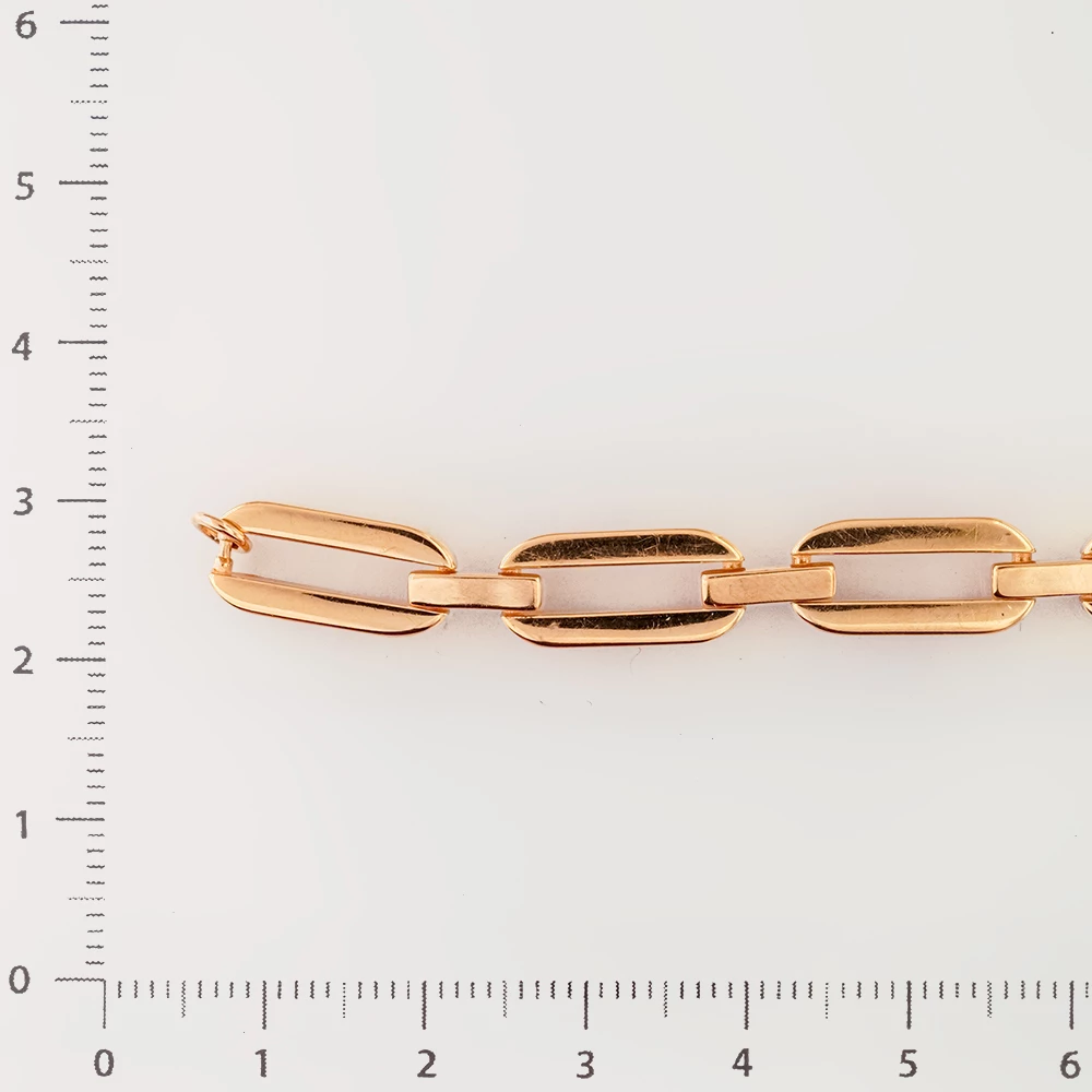 Браслет из красного золота 585 пробы