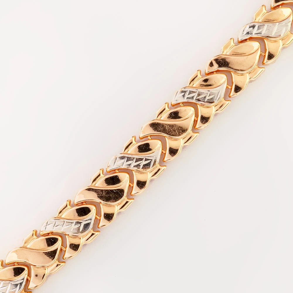 Браслет из красного золота 585 пробы