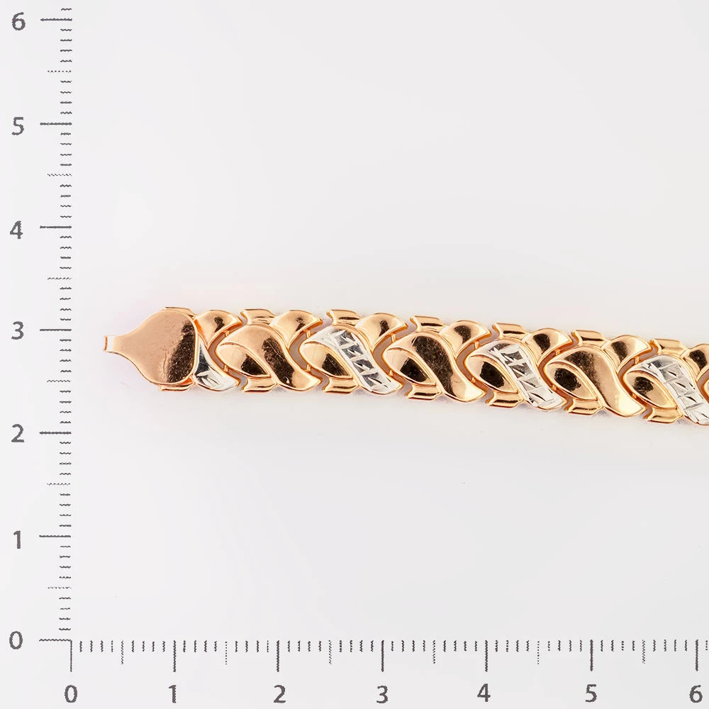 Браслет из красного золота 585 пробы