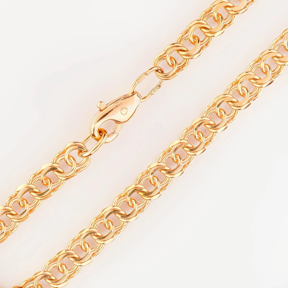 Браслет из красного золота 585 пробы