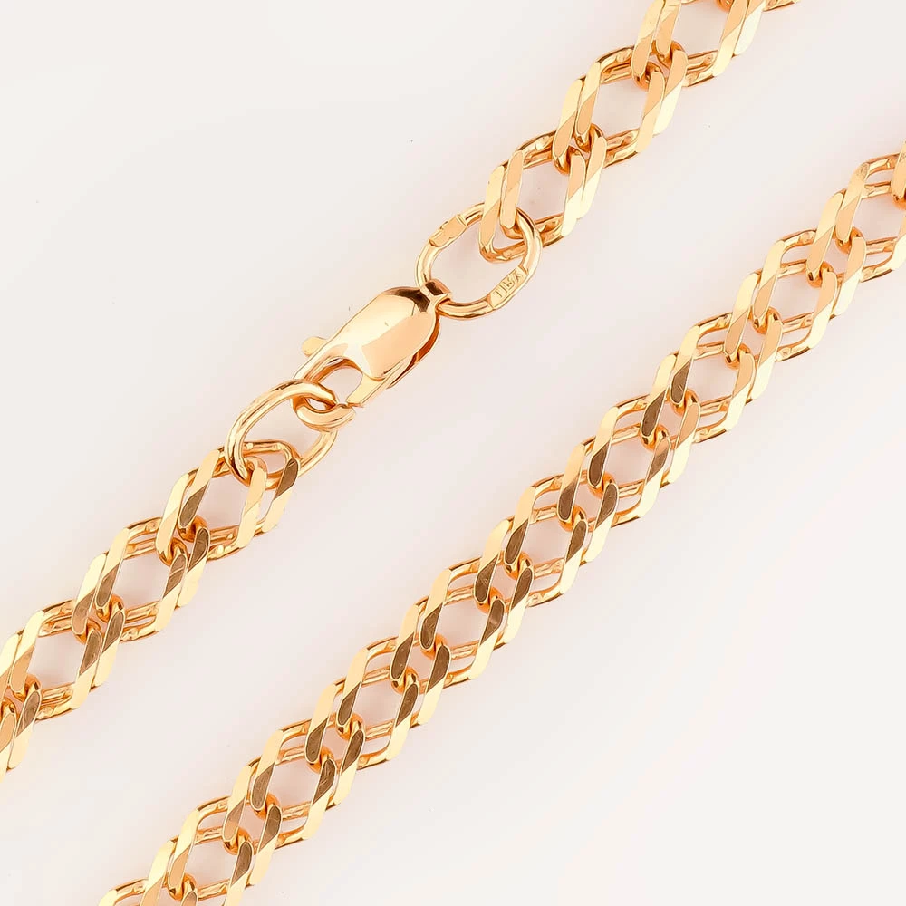 Браслет из красного золота 585 пробы