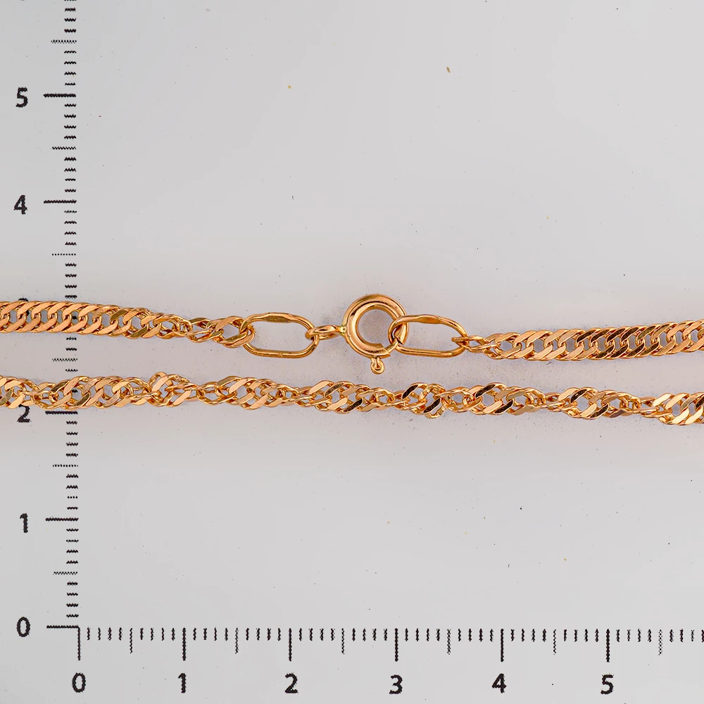 Браслет из красного золота 585 пробы