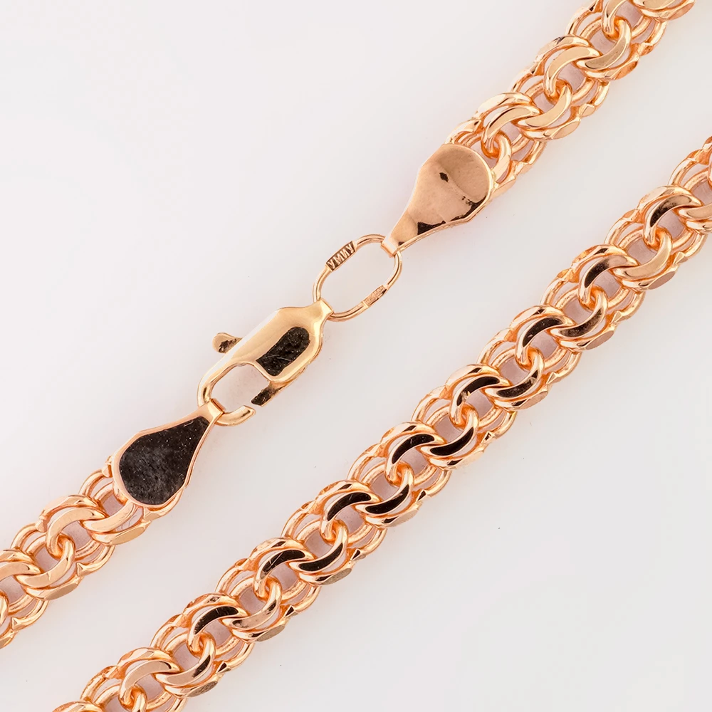 Браслет из красного золота 585 пробы