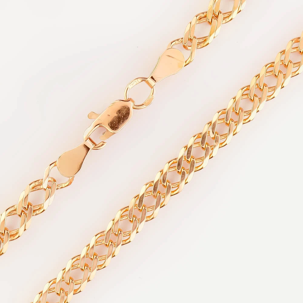 Браслет из красного золота 585 пробы