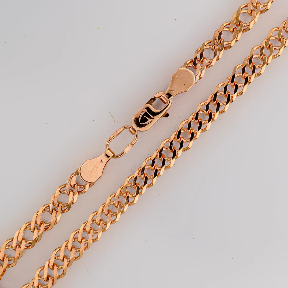 Браслет из красного золота 585 пробы