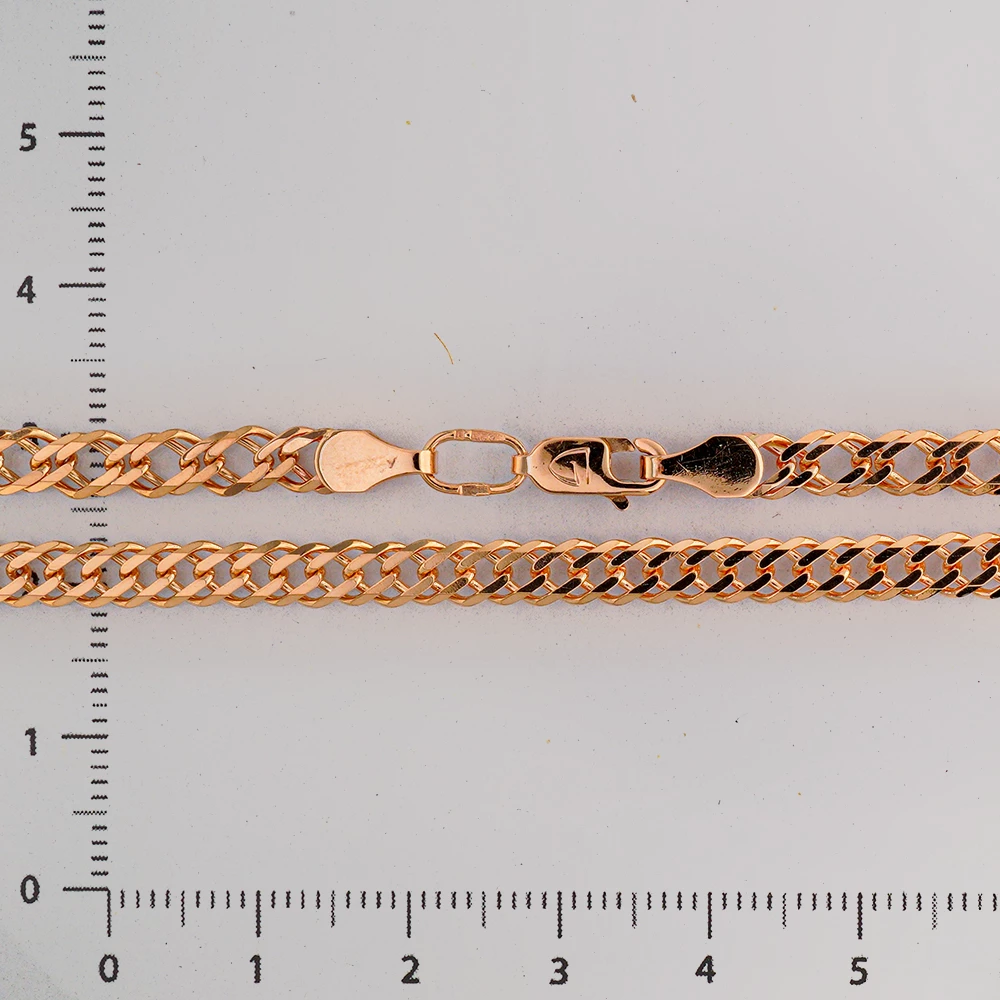 Браслет из красного золота 585 пробы