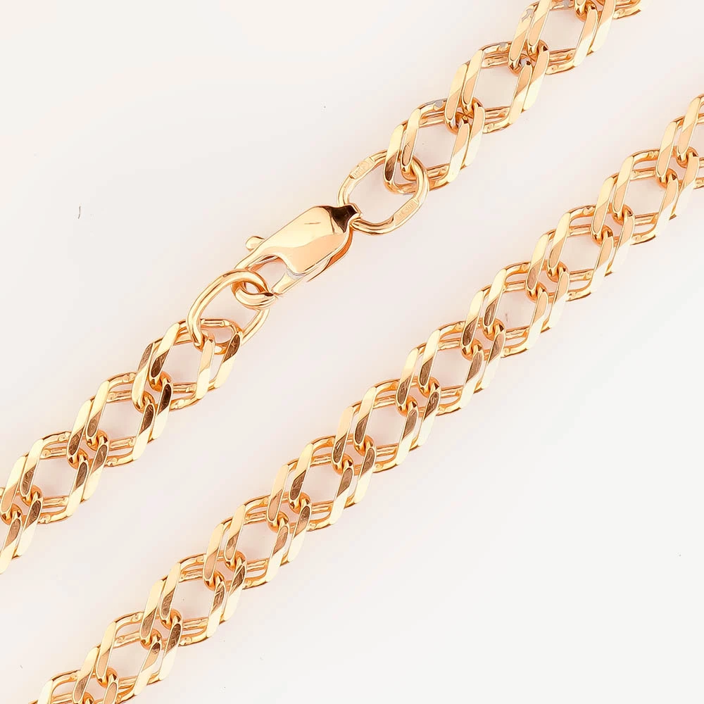 Браслет из красного золота 585 пробы