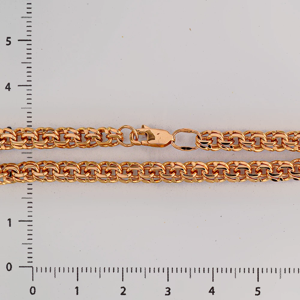 Браслет из красного золота 585 пробы