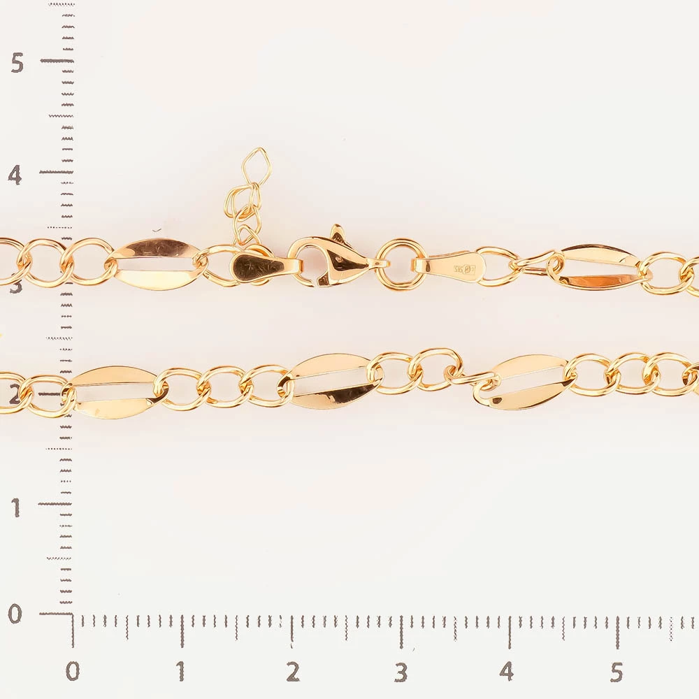 Браслет из красного золота 585 пробы