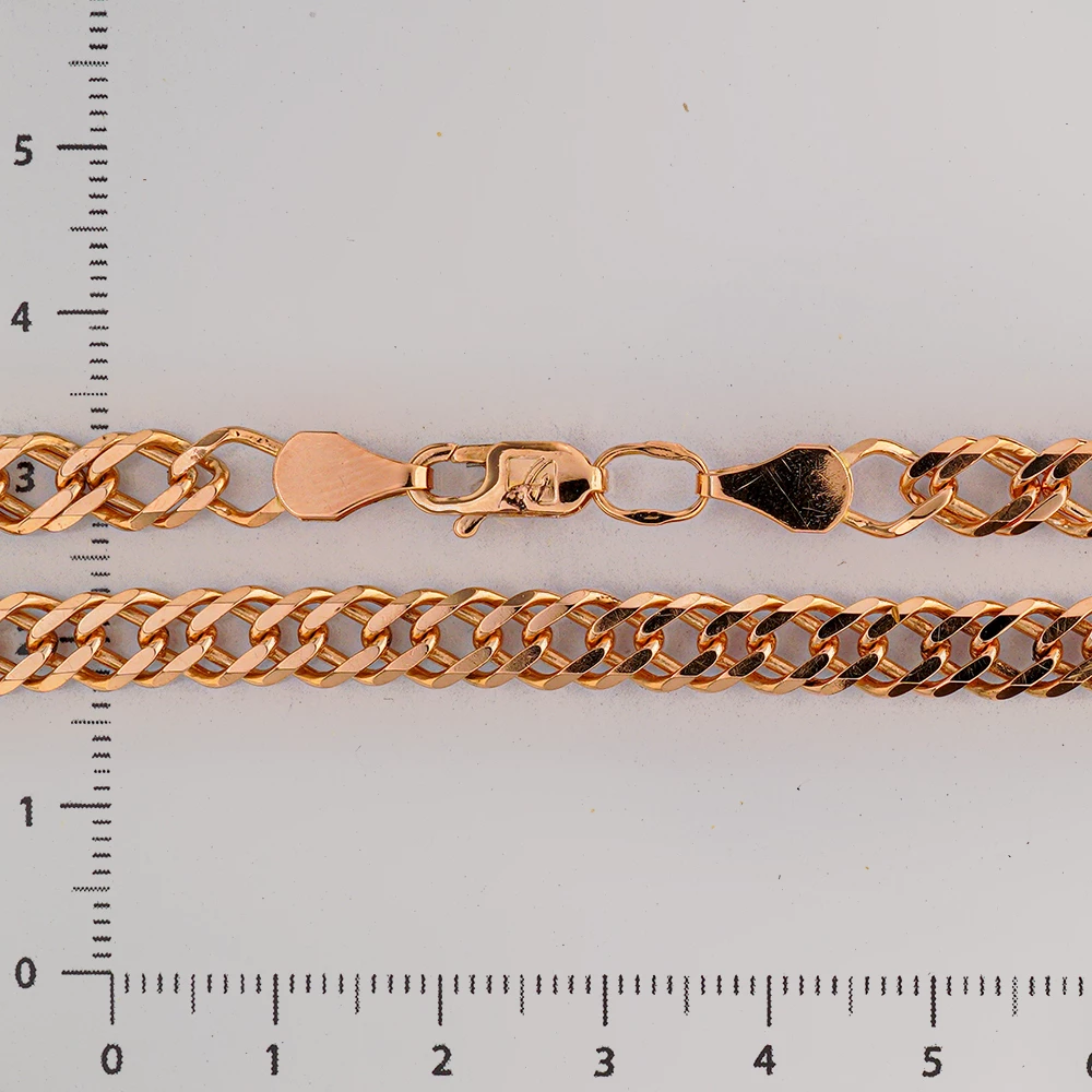 Браслет из красного золота 585 пробы