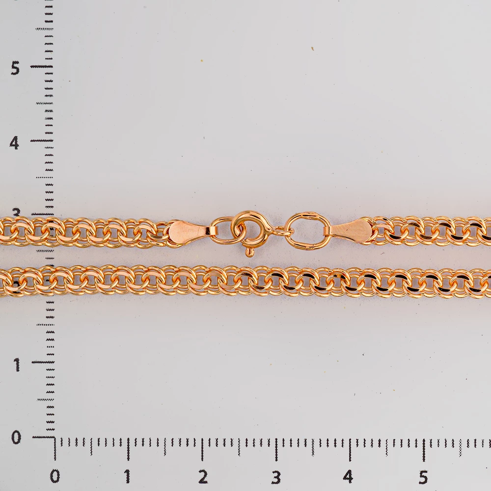 Браслет из красного золота 585 пробы