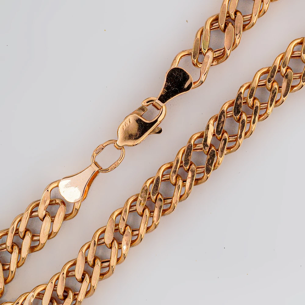 Браслет из красного золота 585 пробы