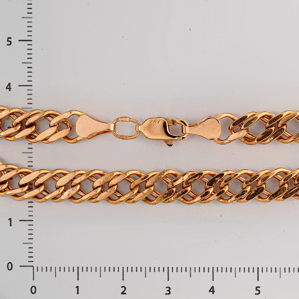 Браслет из красного золота 585 пробы