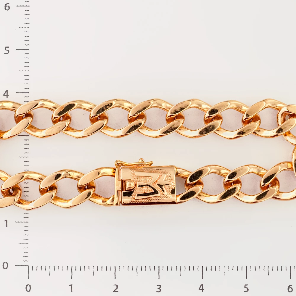 Браслет из красного золота 585 пробы