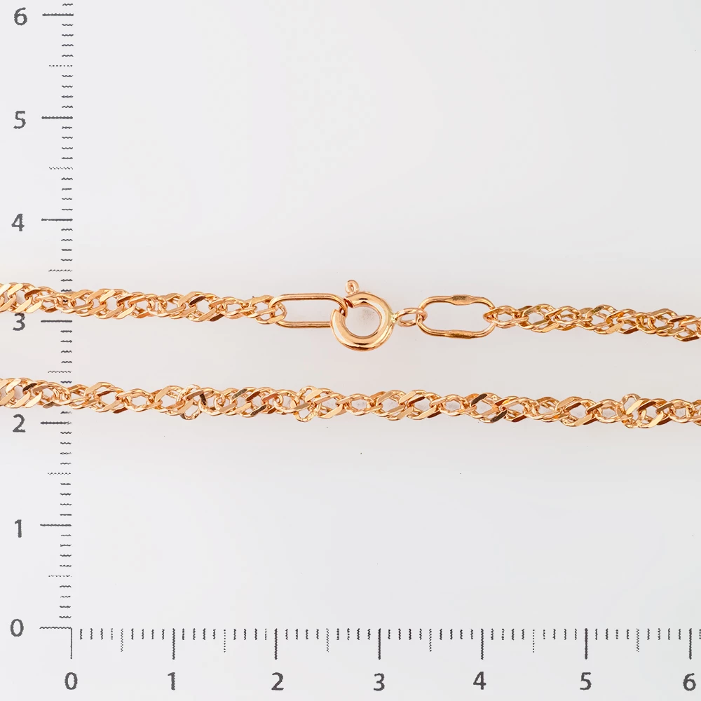 Браслет из красного золота 585 пробы