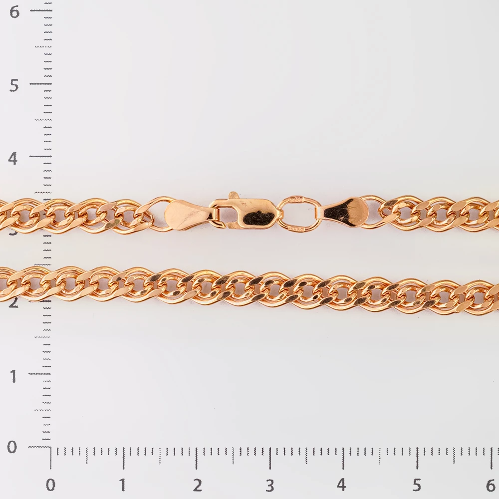 Браслет из красного золота 585 пробы