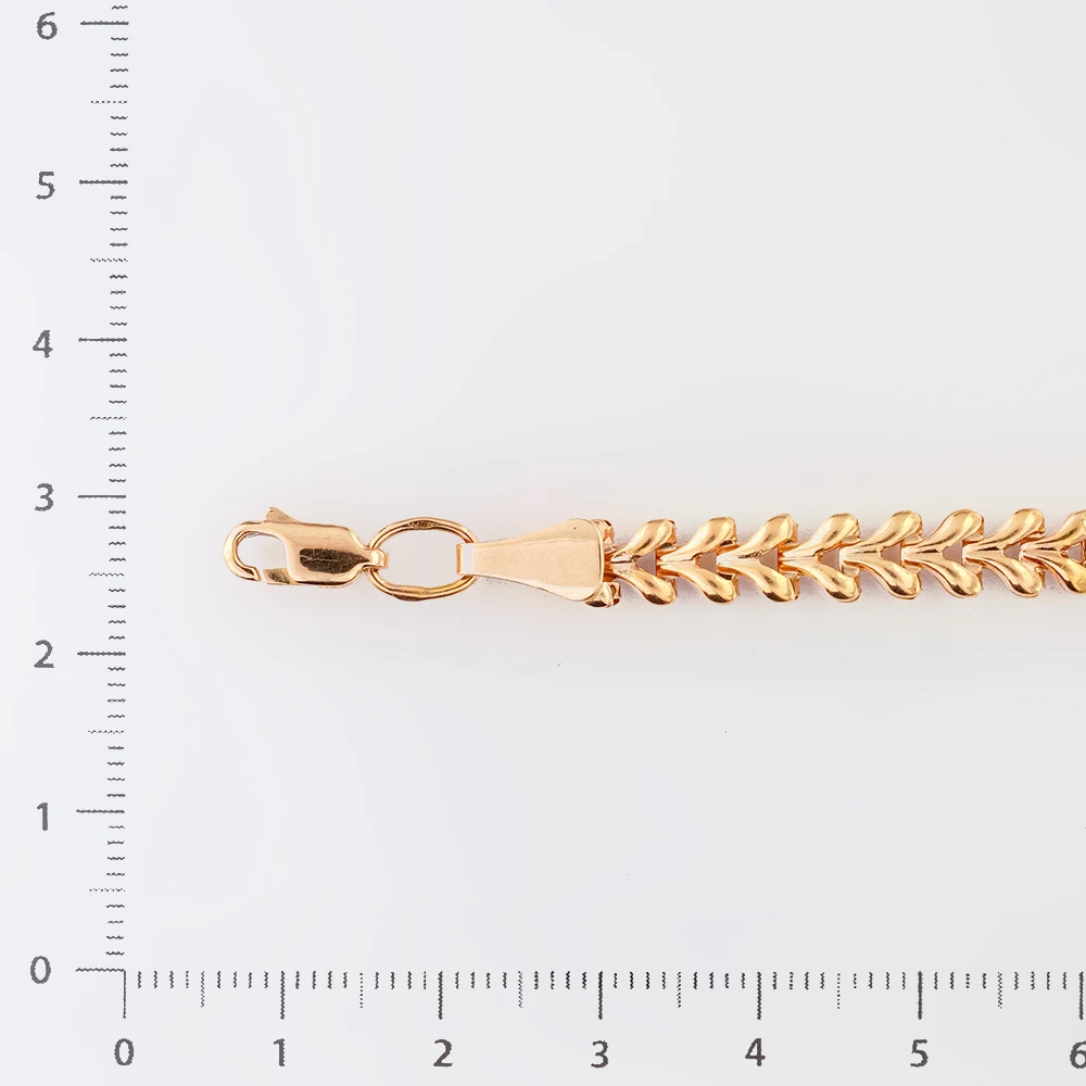 Браслет из красного золота 585 пробы