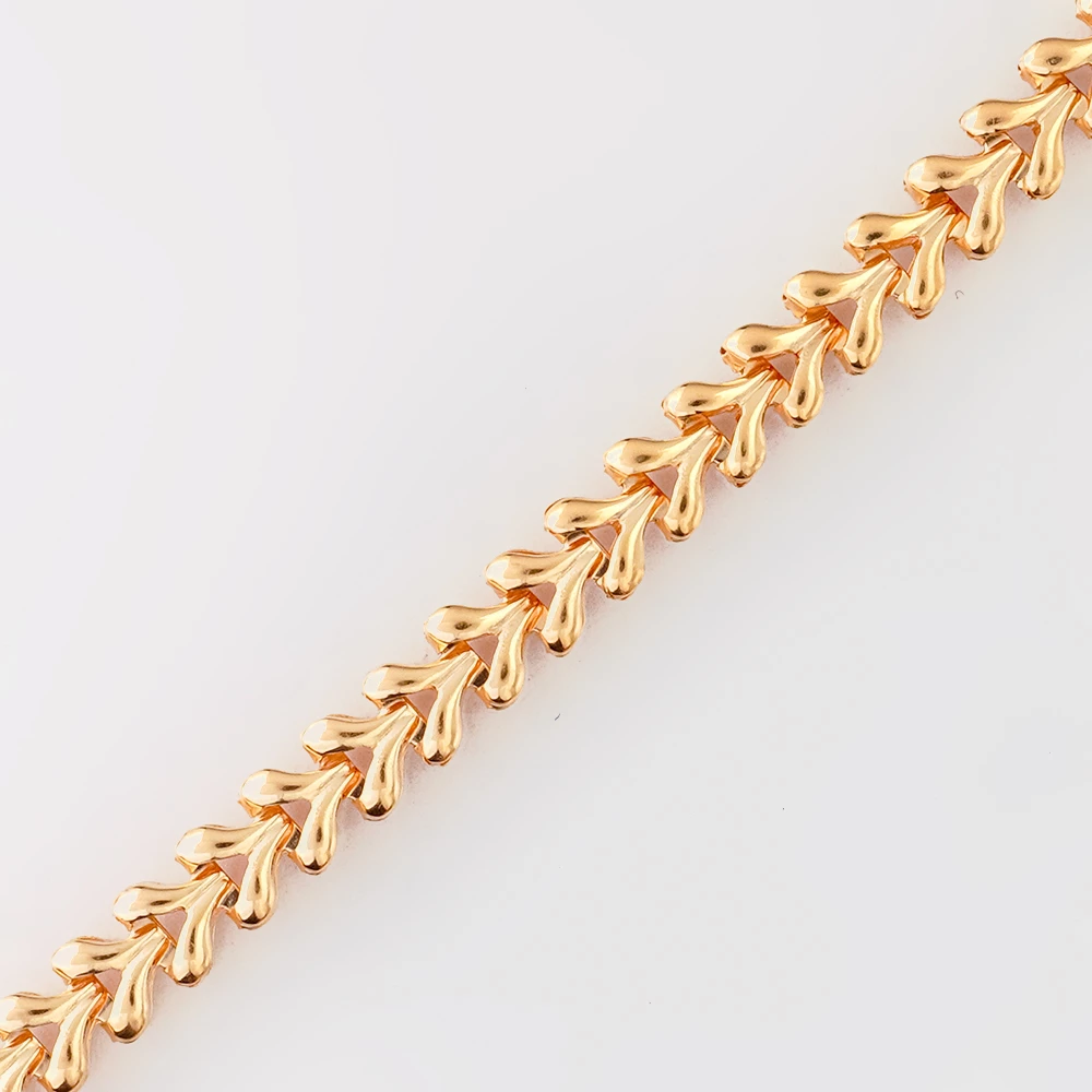 Браслет из красного золота 585 пробы