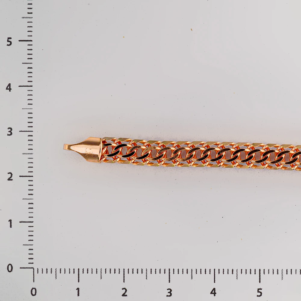 Браслет из красного золота 585 пробы