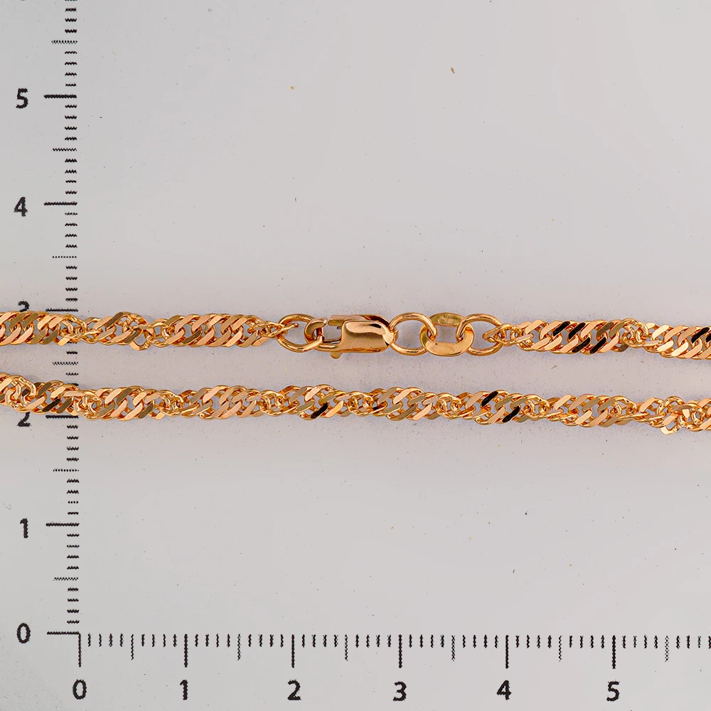 Браслет из красного золота 585 пробы