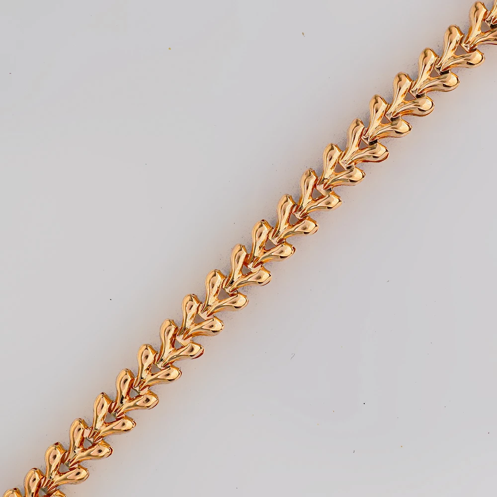 Браслет из красного золота 585 пробы