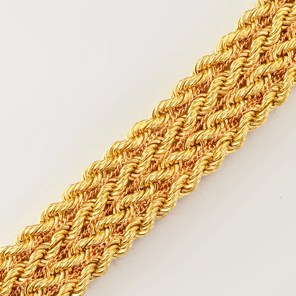 Браслет из желтого золота 585 пробы