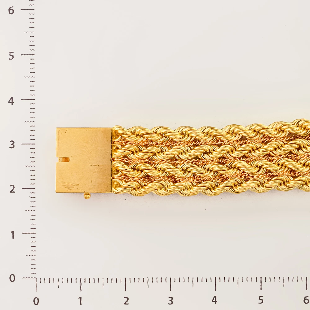 Браслет из желтого золота 585 пробы