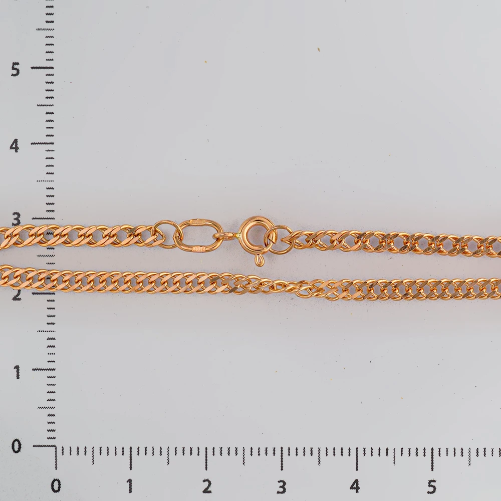 Браслет из красного золота 585 пробы