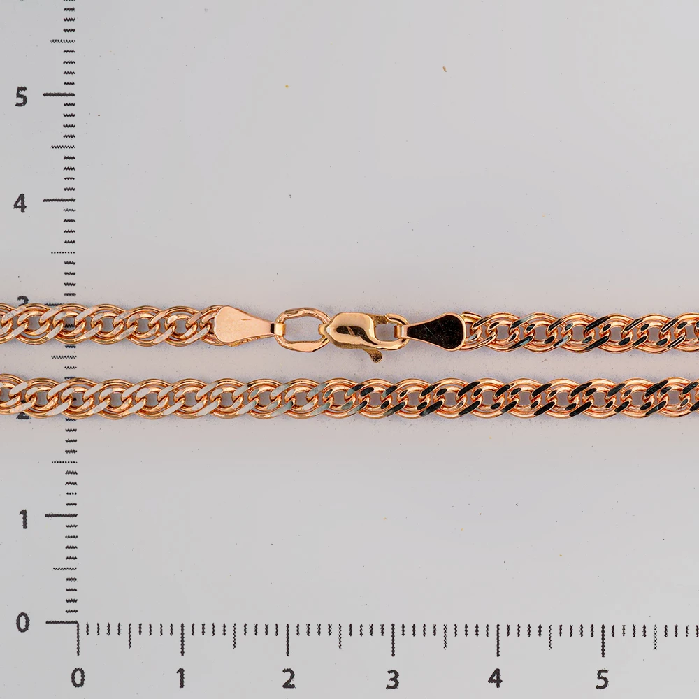 Браслет из красного золота 585 пробы