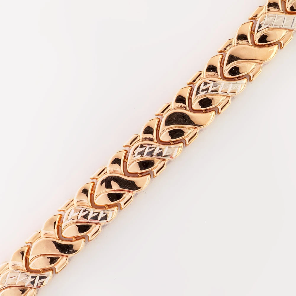 Браслет из красного золота 585 пробы