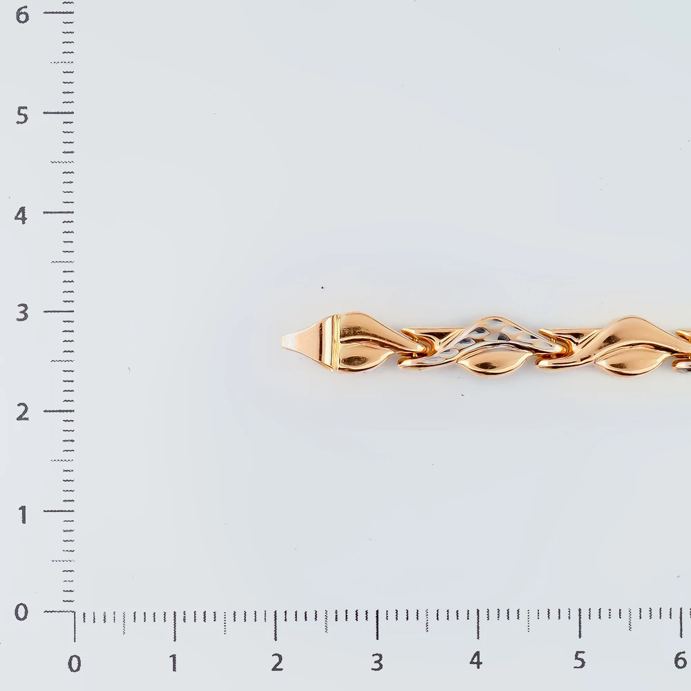 Браслет из красного золота 585 пробы