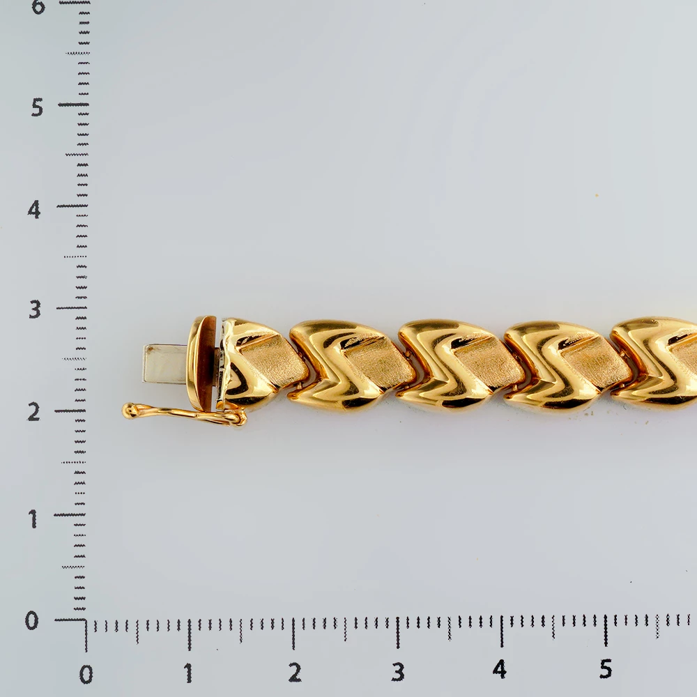 Браслет из желтого золота 585 пробы