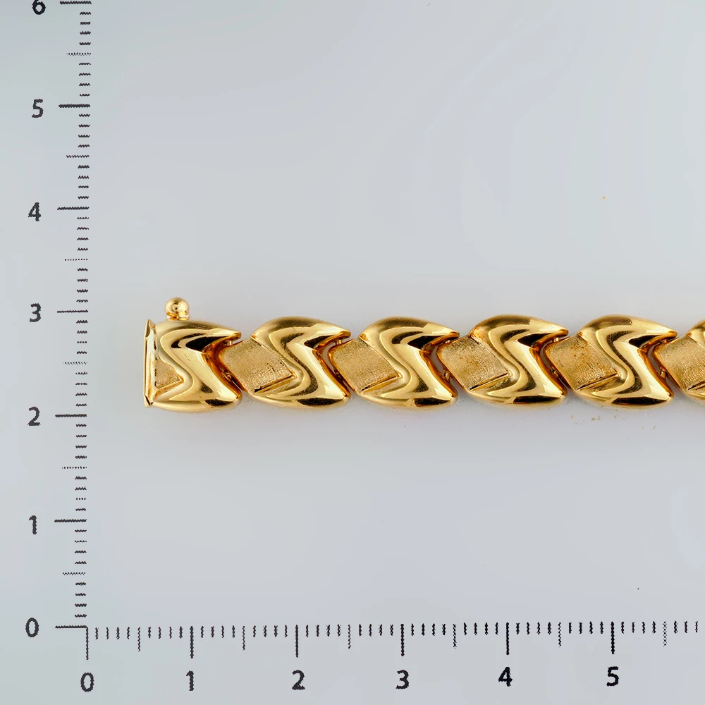 Браслет из желтого золота 585 пробы