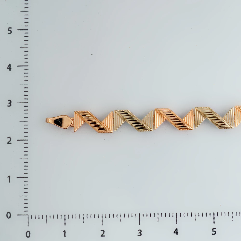 Браслет из красного золота 585 пробы