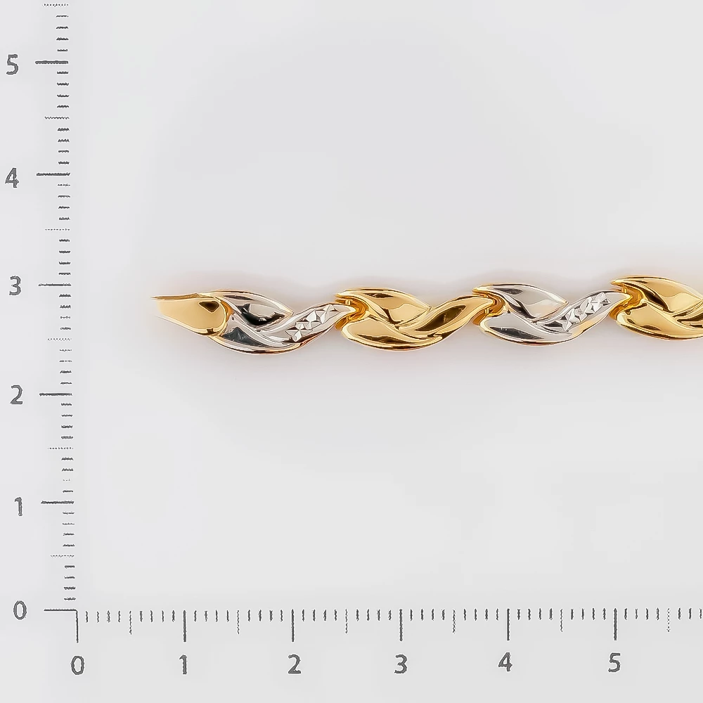 Браслет из красного золота 585 пробы