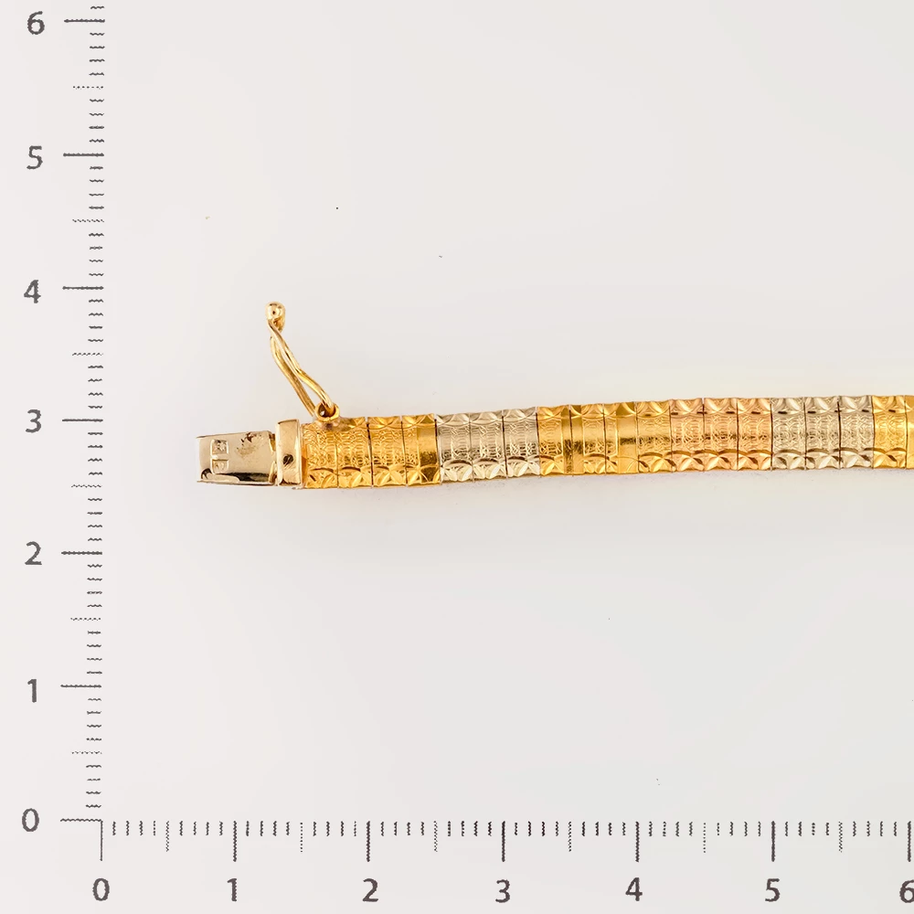 Браслет из желтого золота 750 пробы