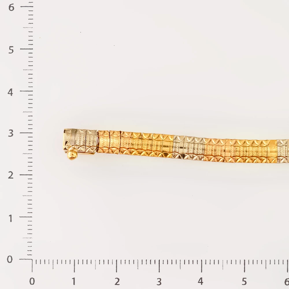 Браслет из желтого золота 750 пробы